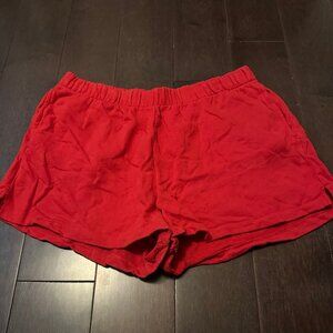 Garage Red Sweatshorts